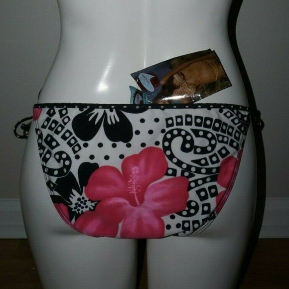 New Moon Splash Push Up Underwire Top and Tie Side Moderate Bottom size M - Picture 6 of 6